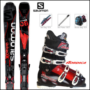 살로몬 X-DRIVE 80 + 노르디카 SPEEDMACHINE 100 중급 스키 풀세트